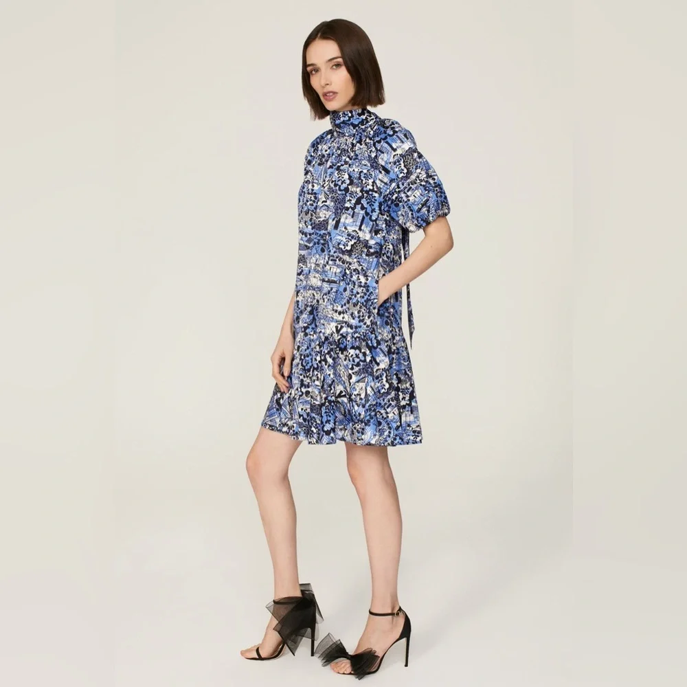 Kate Spade Blue and Black Mini Dress - Picture 4 of 9